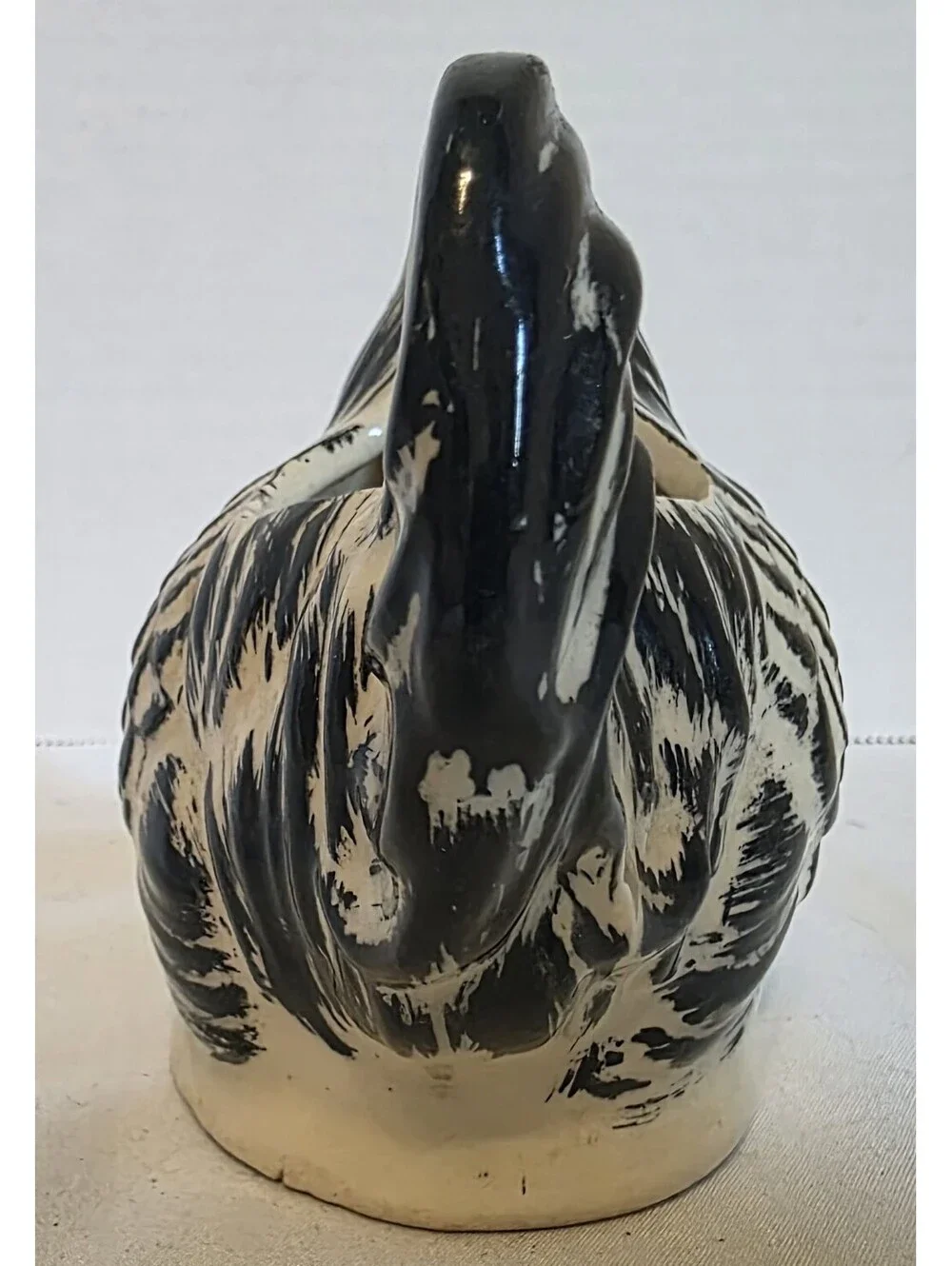 Vintage Ceramic Chicken and Rooster Cream & Sugar Set.  Made in Japan